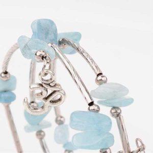 Aquamarine Wrap Bracelets