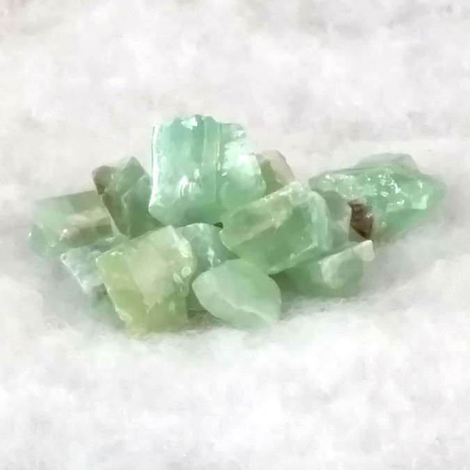 Green Calcite Crystals