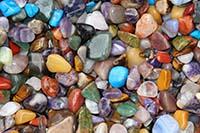 Sitting with gemstones for healing