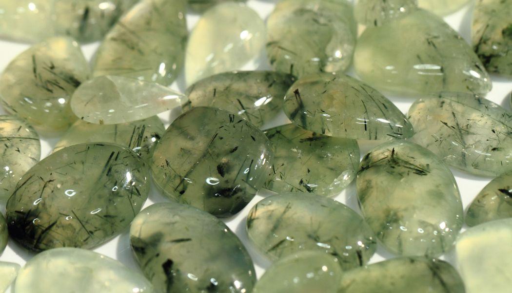 Prehnite Crystals in the Rhombic system