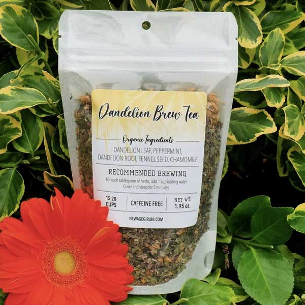 Dandelion Brew organic loose leaf tea