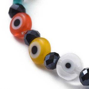 Lampwork Evil Eye Bracelet