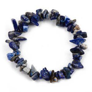 Lapis Lazuli Gemstone Chip Bracelet