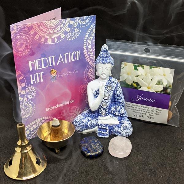 Meditation kits with stones