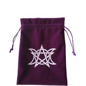 Pentacle Triple Moon Tarot Bag