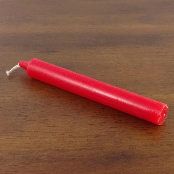Red 6 inch taper candles
