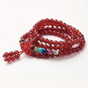 Carnelian Mala Bracelet/Necklace