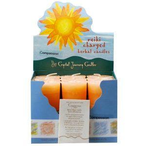 Reiki Charged Compassion Herbal Votive Candle