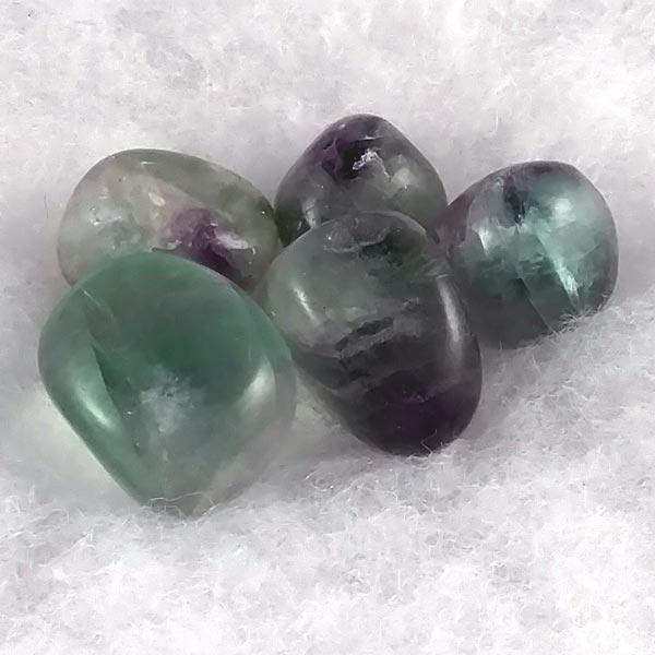 Green Fluorite Tumbled Stones