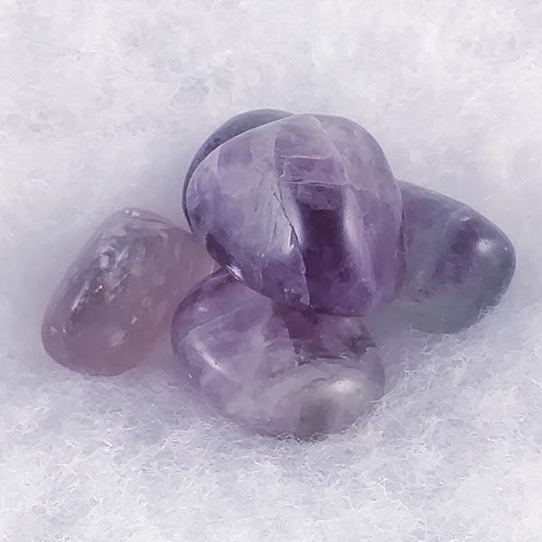 Violet Fluorite Tumbled Stones