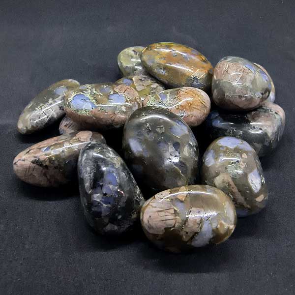 Glaucophane (aka que sera) Tumbled Stones