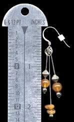 How earring size is measured