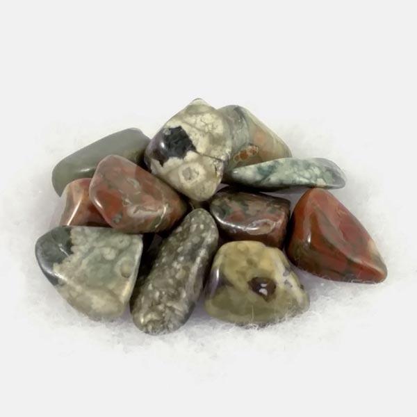 Rainforest Jasper Tumbled Stones