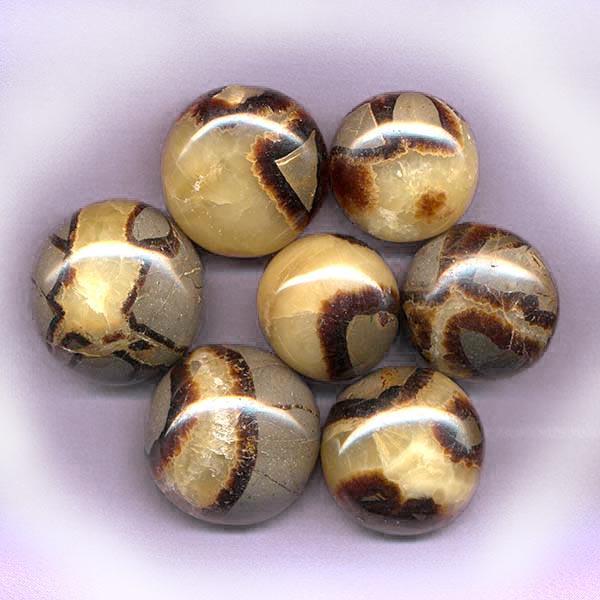 Septarian Tumbled Stone Spheres