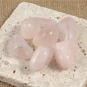 Quartz - Rose tumbled stones