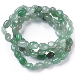 Green Aventurine Pebble Bracelet