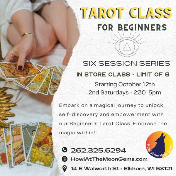 Beginner Tarot in person class fall-winter