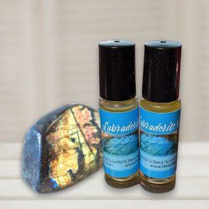 Labradorite infused roll on wearable oil