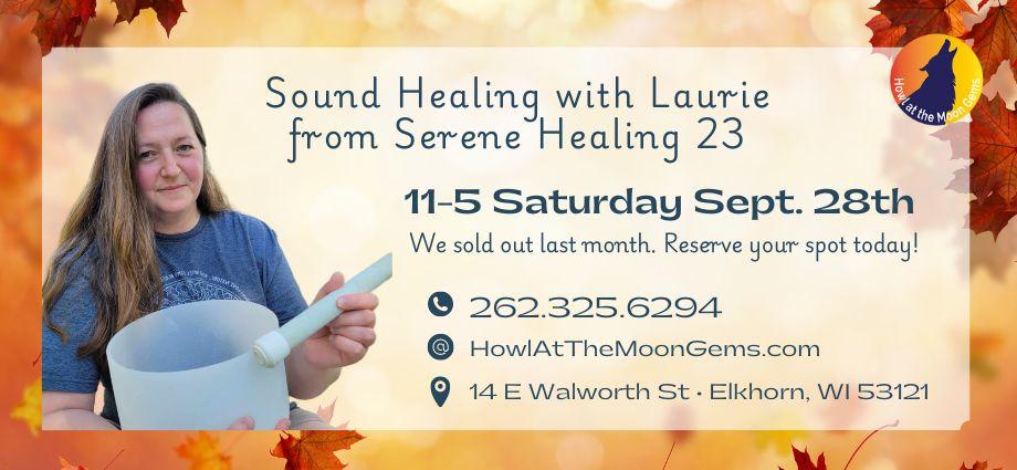 September Sound Healing with Laurie