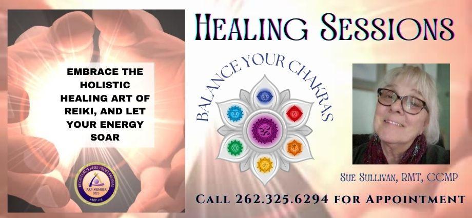 Healing Sessions 2025 Healing Sessions with Sue