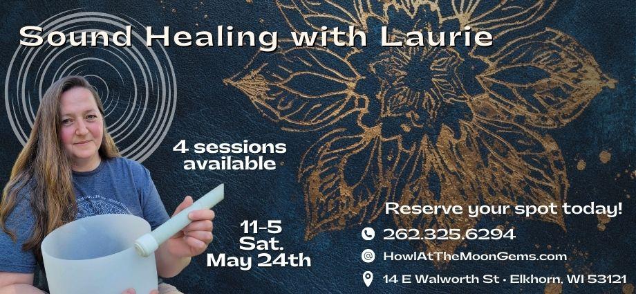 Laurie Sound Healing May Sound Bath Healing Event with Laurie
