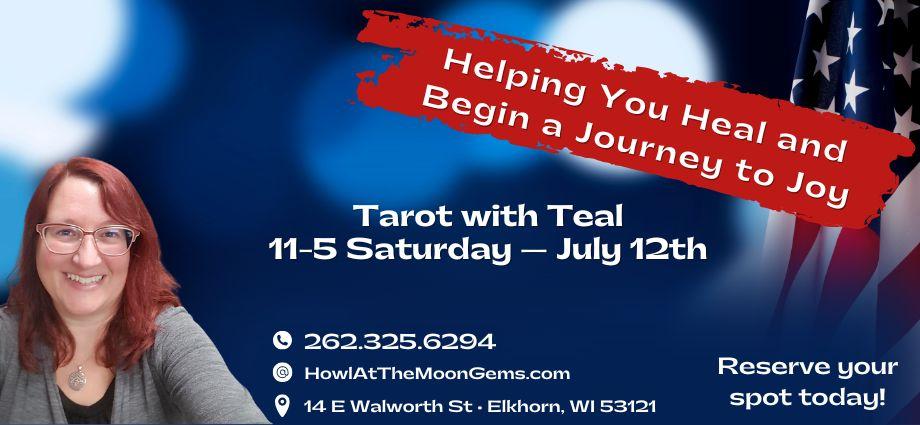 Teal July Tarot with Teal