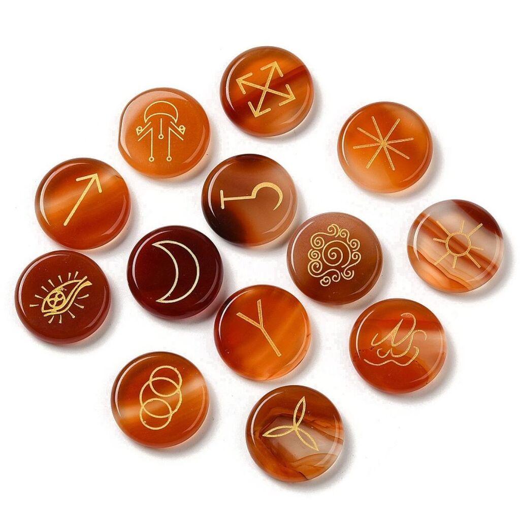 Carnelian Witches Runes