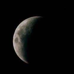 Waning Moon and Crystals