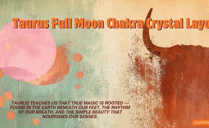 Taurus Full Moon Chakra Stones