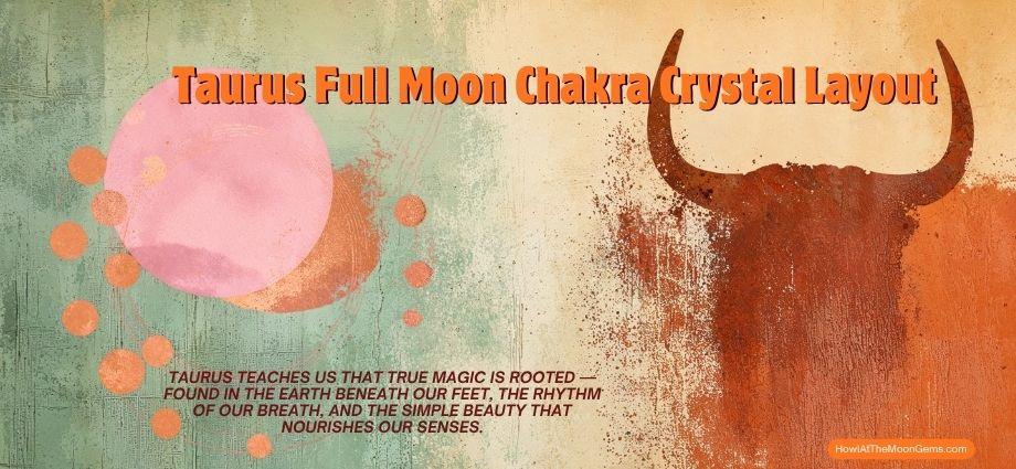 Taurus Full Moon Chakra Stones
