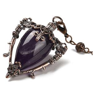 Amethyst Triangle Pendulum