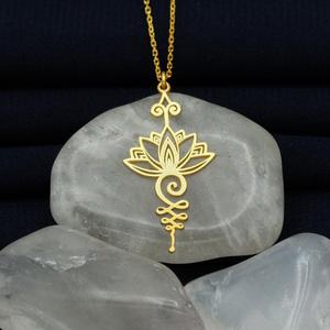 Gold Lotus Necklace