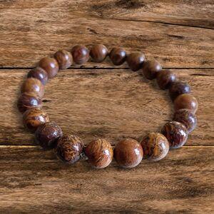 Calligraphy Stone 8mm Bracelet